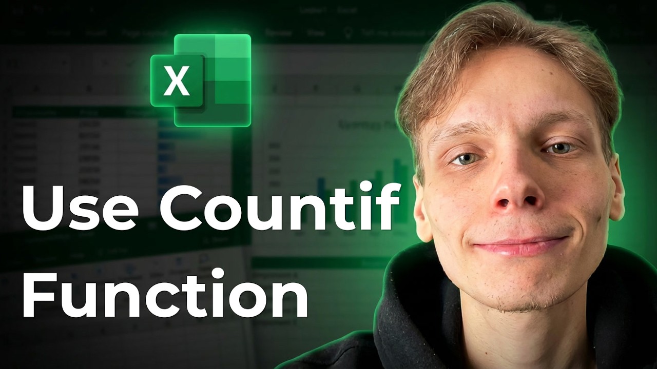How to Use the Countif function in Excel [2026 Easy Guide] - YouTube