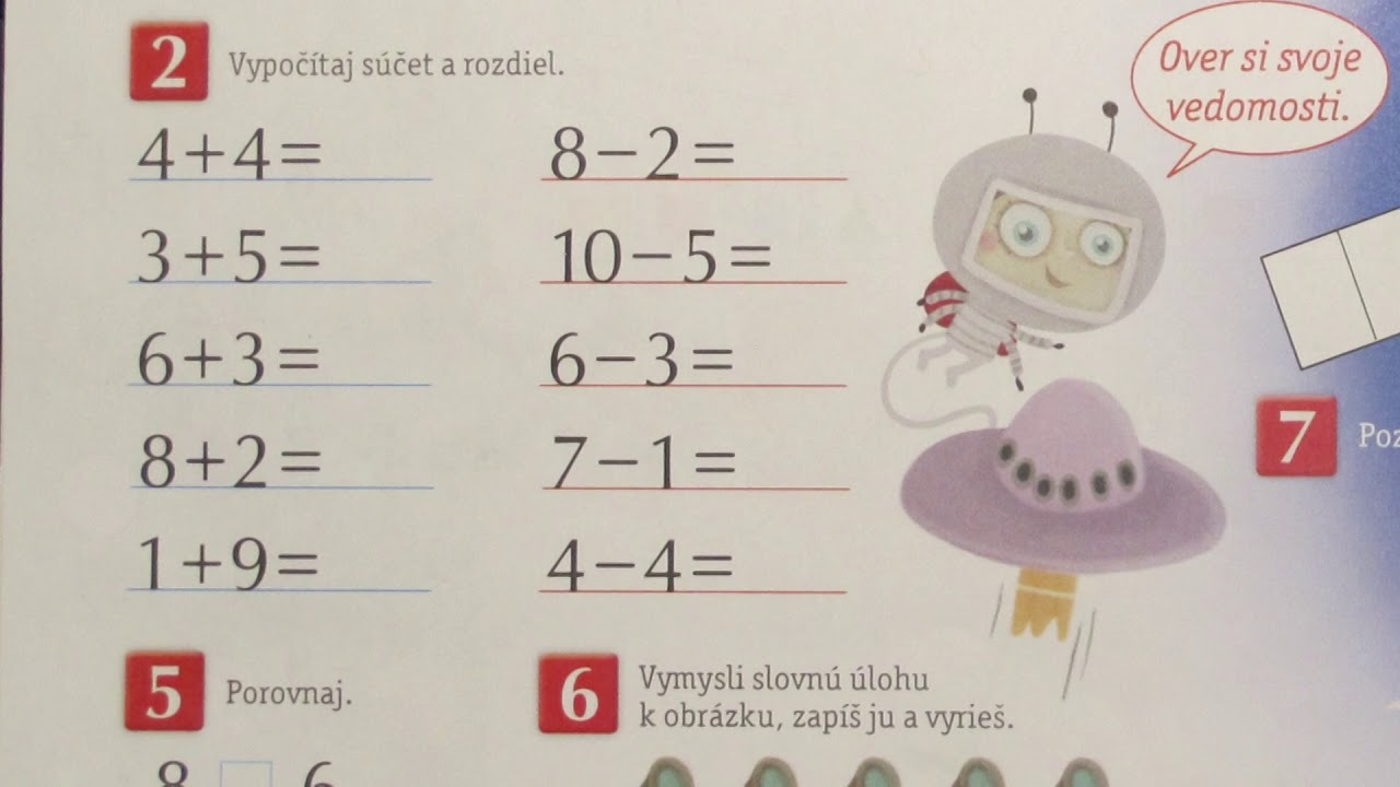 Matematika sčít. a odčít. do 10 - Pracovný zošit Belic, Striežovská s ...