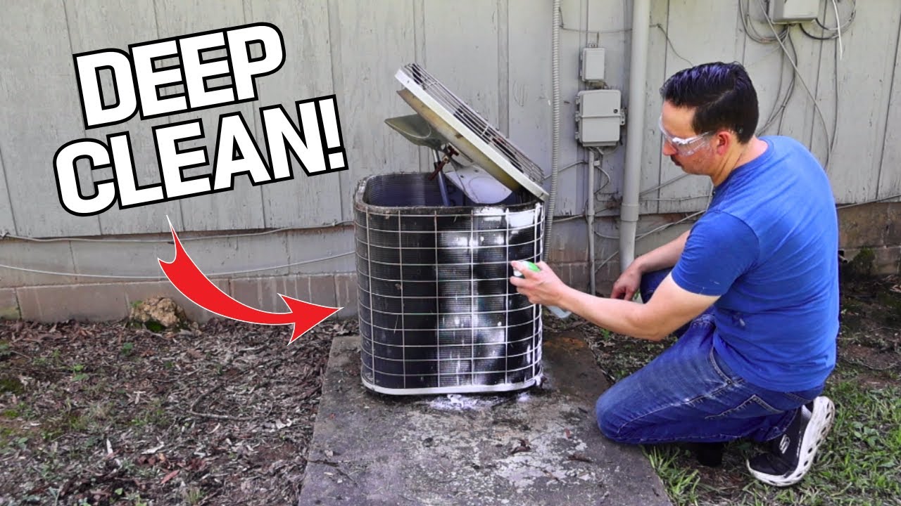 How To Clean Your AC Unit and Coils (Step By Step) - YouTube