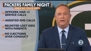 Green Bay police release Packers Family Night report