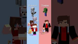 Jj Sister Mobs Dance Airdrops   Maizen Minecraft Animation shorts minecraftanimation