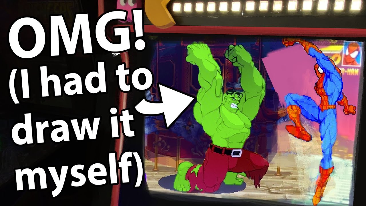 The character art in this arcade game is SO good!, on YouTube