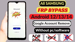 finally new method 2024 | samsung frp bypass android 12/13/14 without pc google account remove *#0*#