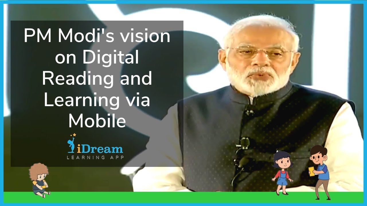 PM Modi's vision on Digital Reading and Learning via Mobile