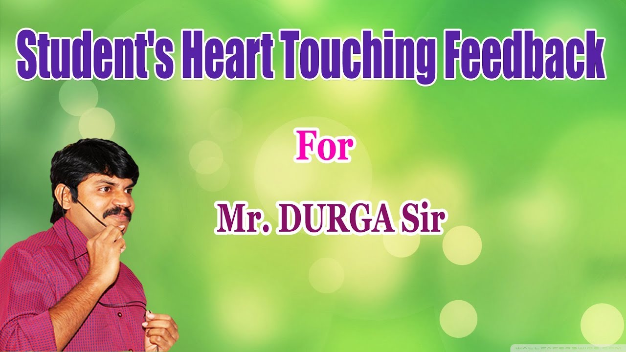 jdk 9.0.4 64 bit download Students Heart Touching Feedback for DURGA Sir...