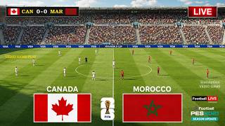 🔴Live: Morocco vs Canada, FIFA World Cup 2026 | FIFA Match Live Streaming, Simulation Game Live screenshot 3