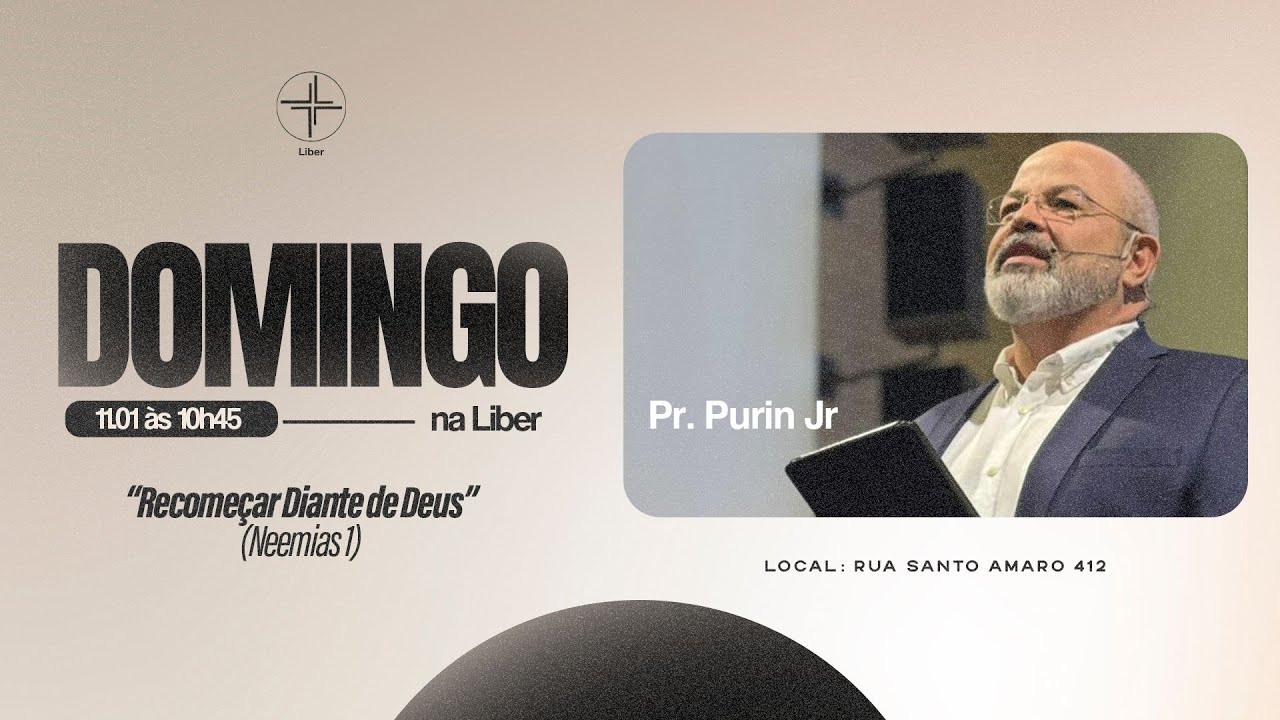 Recomeçar diante de Deus | Culto da Manhã | Pr. Purin Jr. – 11/01/2026