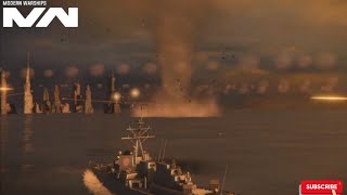 Modern Warships Lost City | Tornado In Water