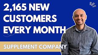 2,165 New Customers Every Month: AI SEO For Supplement Company