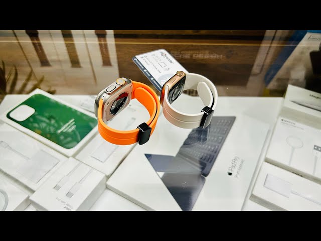 Cách đeo mẫu dây Apple Watch Poseidos Magnetic - Dây cao su khoá nam châm cho Apple Watch