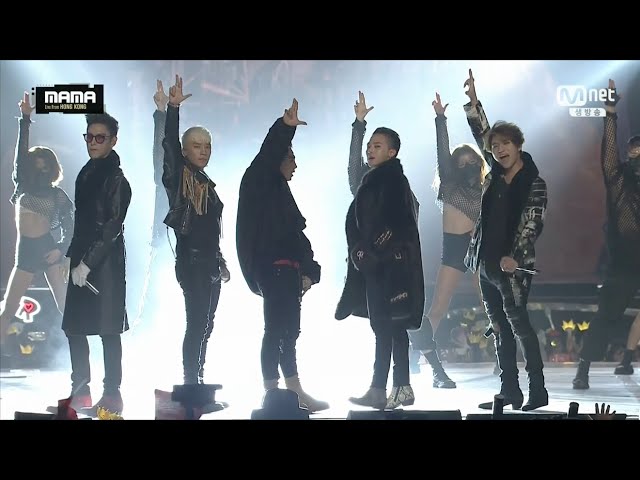BIGBANG - 'LOSER' + 'BAE BAE' + ‘뱅뱅뱅(BANG BANG BANG)' in 2015 MAMA class=