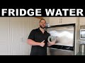 Water Line to the Fridge: Refrigerator Ice Maker and Water Supply