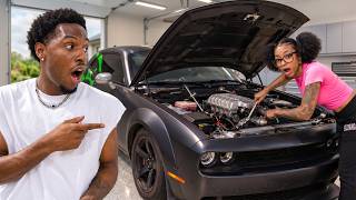 MY EX BROKE MY HELLCAT... SO I MADE HER FIX IT