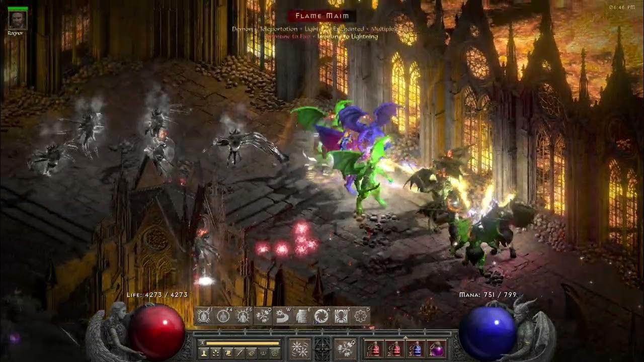 D2r tele whirlwind assassin p8 hell chaos run youtube