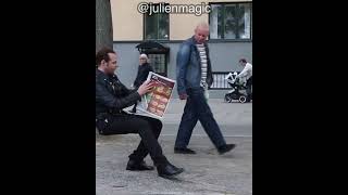 Man gets amazed by this guy #magic #stockholm #how #illusion