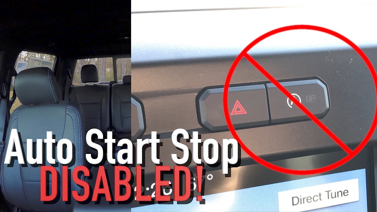 How to Turn off Auto Start Stop F150  