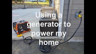 Powering My Home With A Wen 3800 Inverter Generator