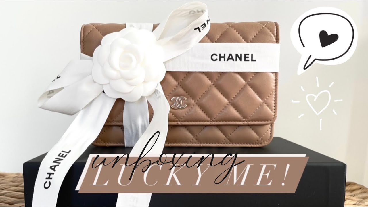 CHANEL - 22B BEIGE WOC/Wallet On Chain - UNBOXING 