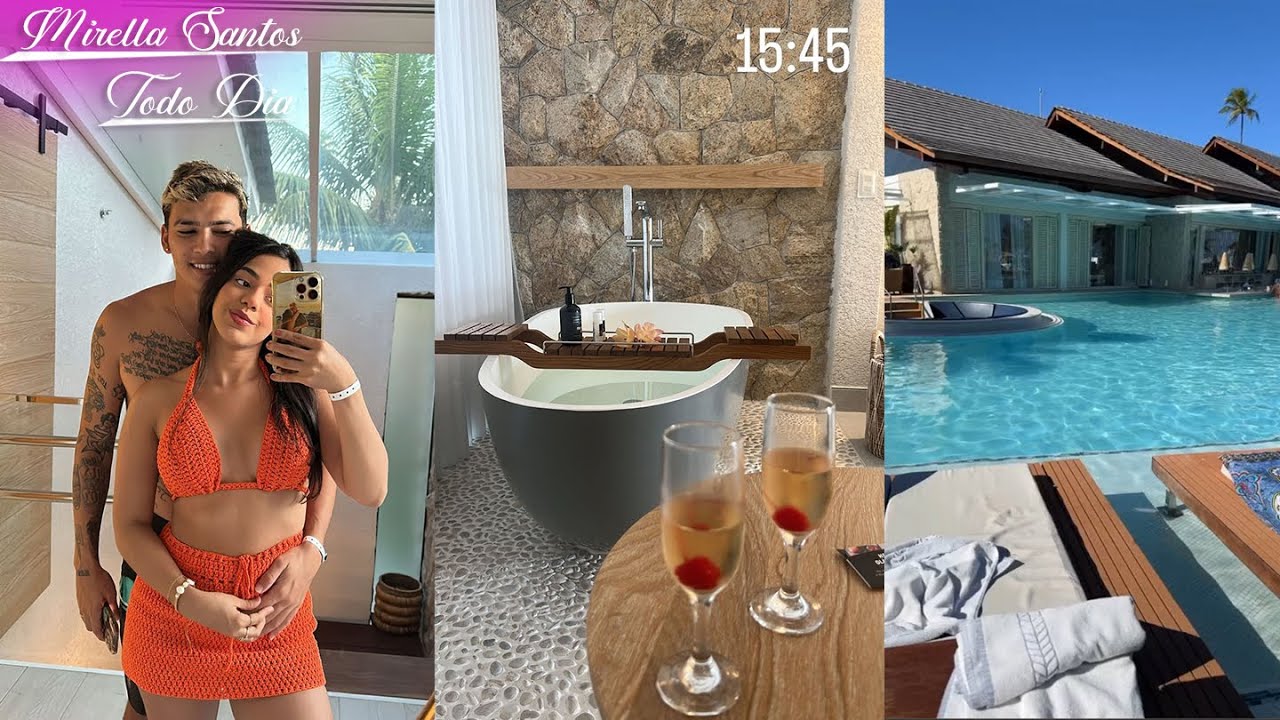 Hospedados em Hotel de Luxo Com Tudo Incluso 😍- Mirella Santos Stories