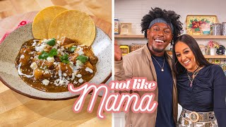 Sizzling Showdown: Chile Verde | Not Like Mama hosted by Tia Mowry & Terrell Grice