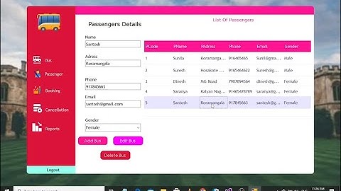 Bus Ticket Reservation Management System Using C#.Net and SQL Server