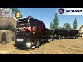 Farming Simulator 19 - SCANIA R580 Tridem Truck Loaded With Gravel In A Quarry