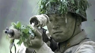 In order to avenge the Jpn army's annihilation, the man used a sniper rifle to kill the Jpn army.