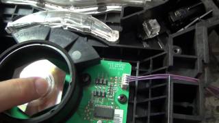inside the optical unit of a laserprinter