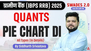 IBPS RRB PO & Clerk 2025 | Quants PIE CHART DI | By Siddharth Srivastava
