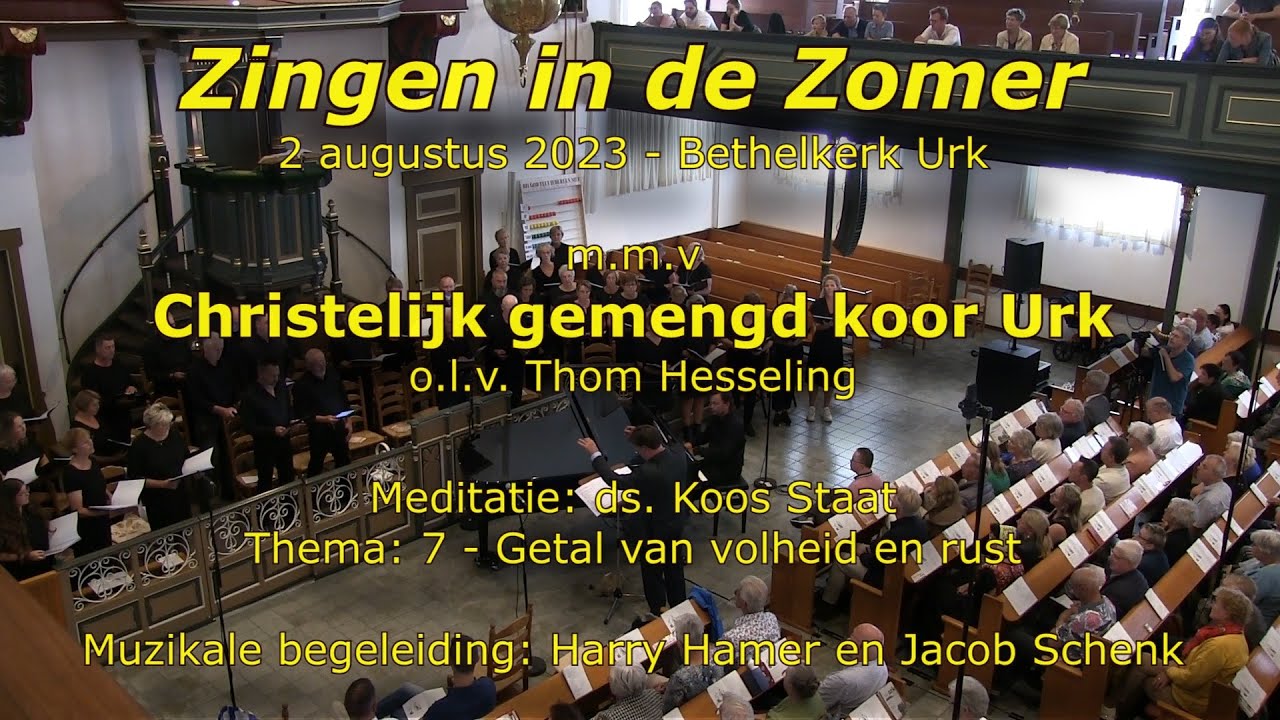 4e zangavond 2023 m.m.v. Chr. gem. koor Urk - YouTube