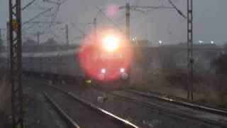 Beautifully Decorated ED WDM3D With Inaugural Run Special 22633 TVC-NZM SF Express!!