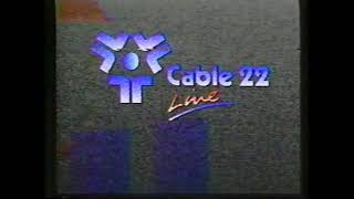 Ottawa Cablevision | Cable 22 Live | Maclean Hunter | 1989 | Programming With A Difference