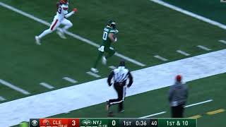 Jets 43 Yard Touchdown on A Trick Play | Browns vs Jets