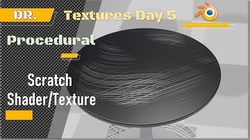 Procedural SCRATCH Shader (METAL SURFACE) blender 2.83