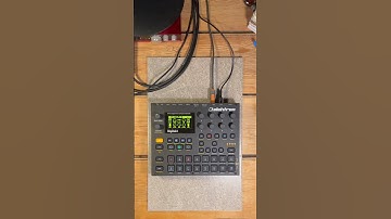 My first pattern on the #digitakt