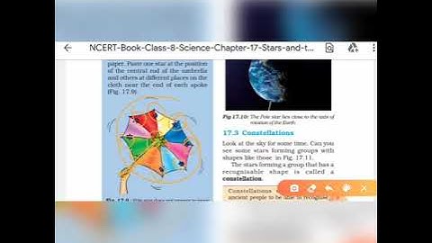Class 8th Science Chapter 17 Stars and The Solar system (part-2)
