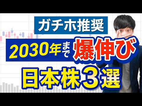 【ガチホ推奨】2030年まで急成長する３銘柄を今買え