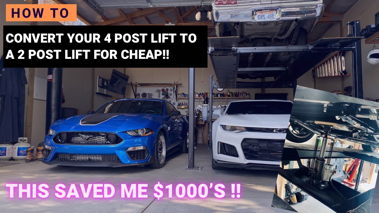 Модификация четырехстоечного подъемника своими руками