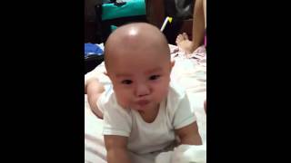 Kyle Chris FUNNY CUTE BABY making sounds