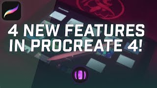 4 New Features in Procreate 4 for iPad Pro! (iOS 11)