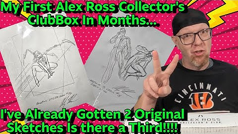 Did I Hit the HOLY GRAIL Alex Ross Sketch?! Epic Signed Unboxing + 9.8 Surprise!