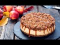Caramel Apple Crisp Cheesecake