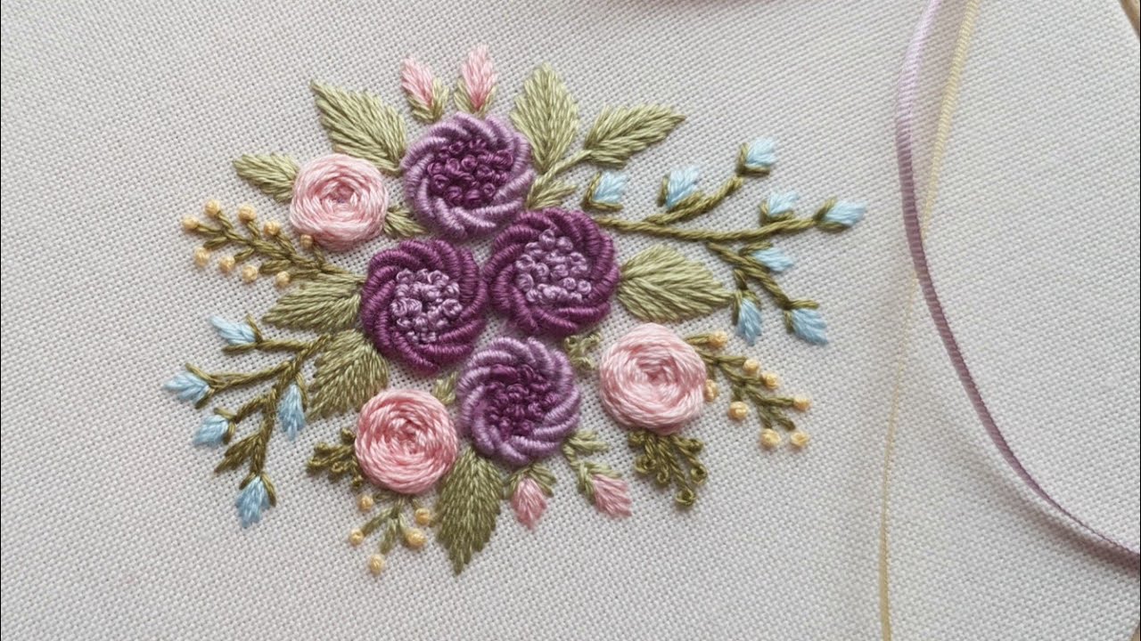 ROKOKO ÇİÇEK NASIL YAPILIR 6  | How To Make Bullion Stitch?