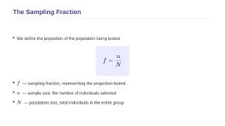 Methods in Biostatistics - Sampling Methods