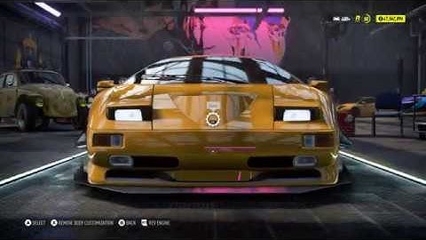 NFS Heat | 1200HP LAMBORGHINI DIABLO SV Customization | Max Build