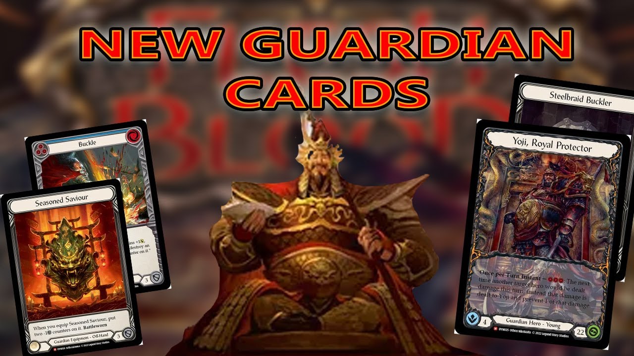 Guardian Card Review Flesh and Blood Dynasty YouTube