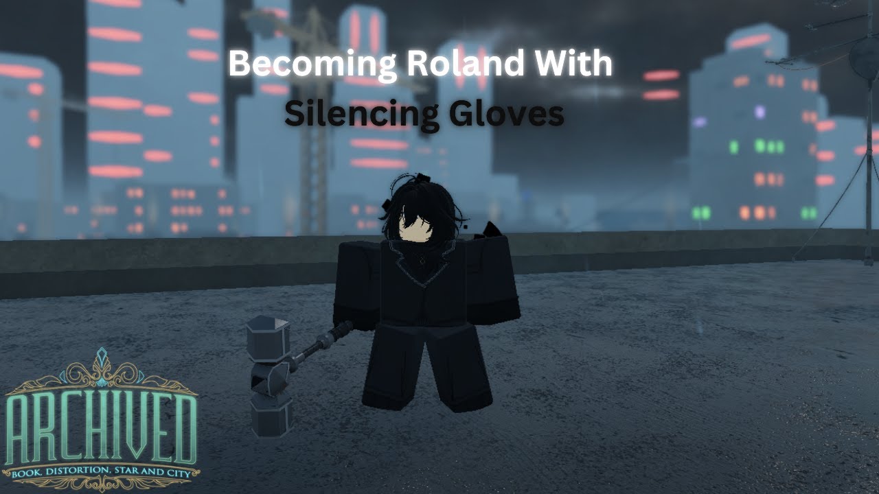 Perception Mask Roland Playing As Roland With Silencing Gloves In The Library | Roblox ...