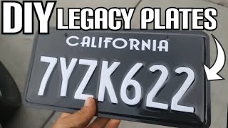 California black and yellow license plates / diy ca legacy decals
plate decal kit https://calidecals.bigcartel.com/ hey guys i'm waiting
on some p...