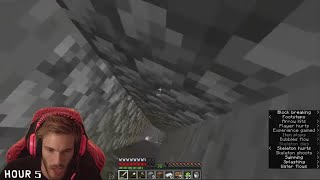 PewDiePie dies in Minecraft Hardcore (12 hour Stream)