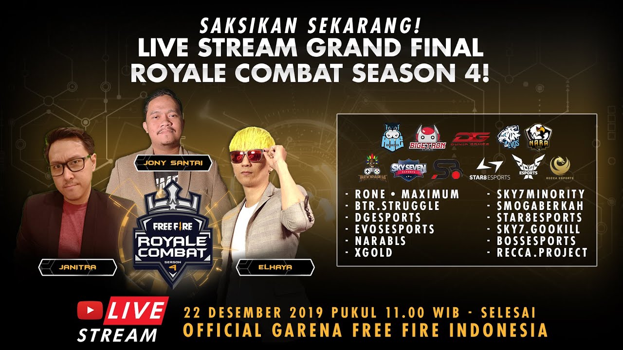 Grand Final Tournament War Askav 2019 Free Fire Indonesia By